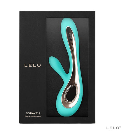 Soraya 2 Double Pleasure Rabbit Vibrator by Lelo - G-Spot Vibrators