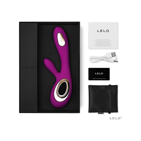 Lelo Soraya Wave Rabbit Vibrator with WaveMotion Technology - Rabbit Vibrators