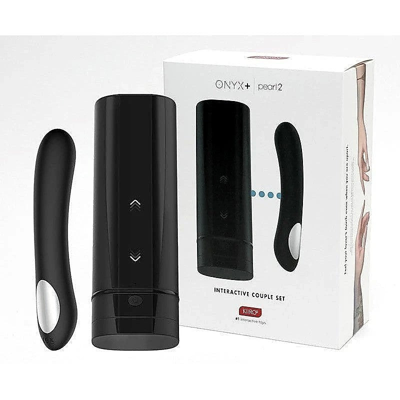 Premium Onyx+ And Pearl2 Couple Set by Kiiroo - Masturbators and Strokers