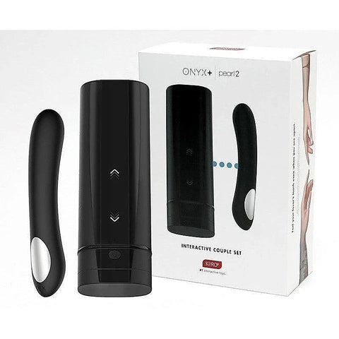 Premium Onyx+ And Pearl2 Couple Set by Kiiroo - Masturbators and Strokers