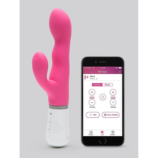Nora Bluetooth Rabbit Vibrator by Lovense - Rabbit Vibrators