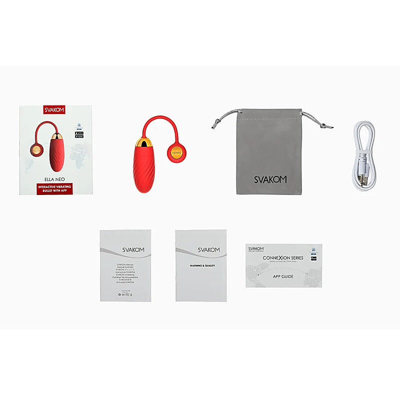Ella Neo Interactive App Controlled Love Egg by Svakom - Remote Control Vibrators