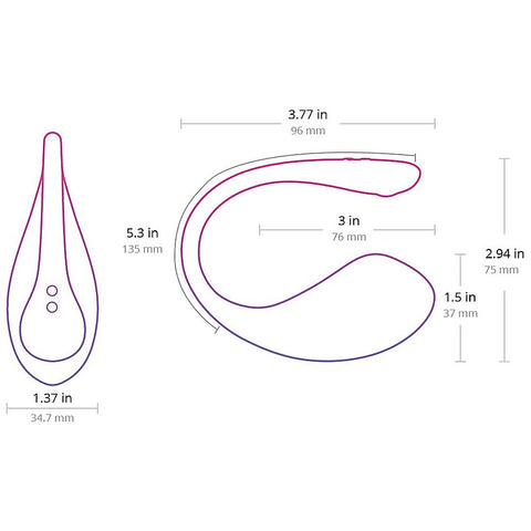 Lush 3 Bluetooth Remote Control Egg Vibrator by Lovense - Remote Control Vibrators