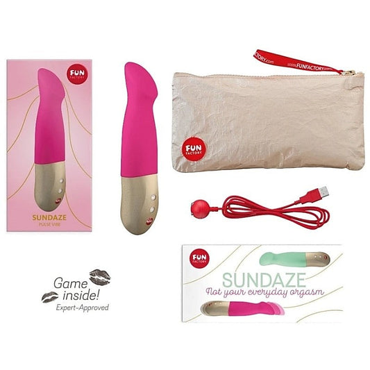 SUNDAZE pistachio USB Rechargeable Thrusting Vibrator - Bullet Vibrators