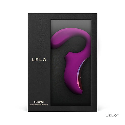 Lelo Enigma Dual Action Sonic Clitoral and G Spot Massager SenSonic Wave - Realistic Dildos