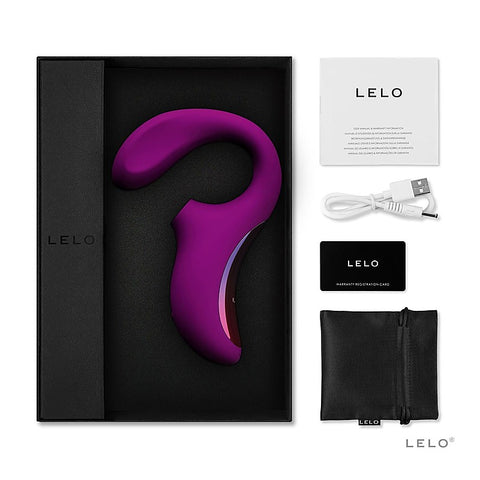 Lelo Enigma Dual Action Sonic Clitoral and G Spot Massager SenSonic Wave - Realistic Dildos