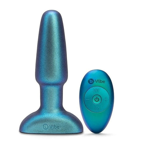 b-Vibe Rimming Plug 2 Space Teal Limited Edition - Anal Vibrators