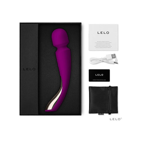 Lelo Smart Wand 2 Medium Vibrating Body Massager Powerful Wand Vibrator - Rabbit Vibrators