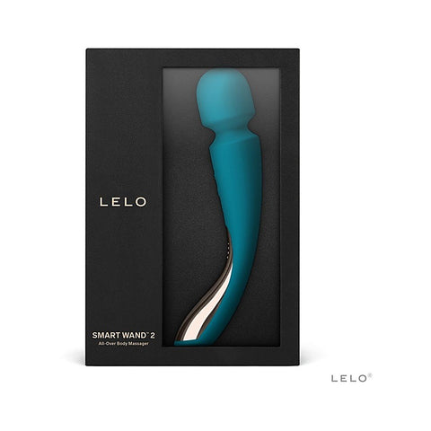 Lelo Smart Wand 2 Medium Vibrating Body Massager Powerful Wand Vibrator - Rabbit Vibrators