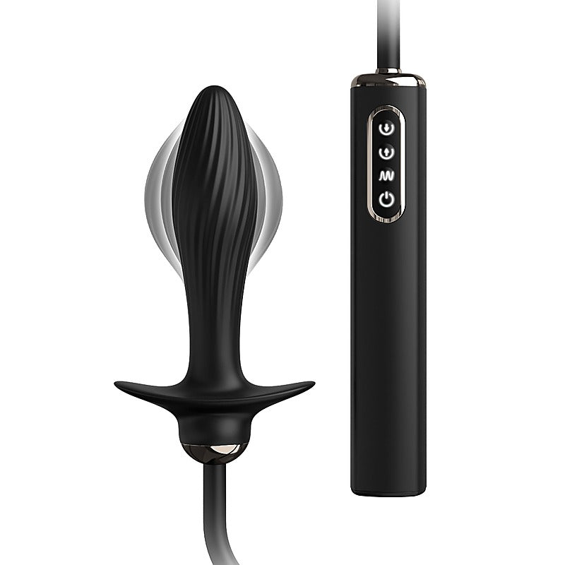 Pipedream Products Anal Fantasy Auto Throb Inflatable Vibrating Butt Plug - Inflatable Dildos and Vibrators