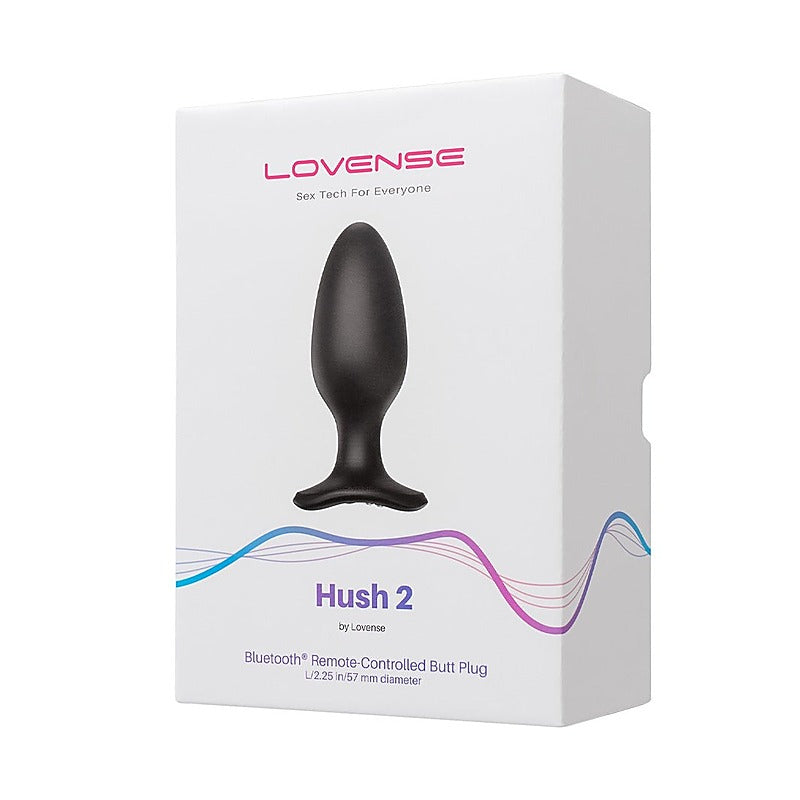 Hush 2 Remote Controlled Vibrating Butt Plug By Lovense - Remote Control Vibrators