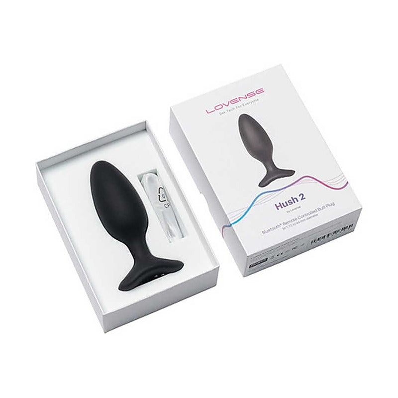 Hush 2 Remote Controlled Vibrating Butt Plug By Lovense - Remote Control Vibrators