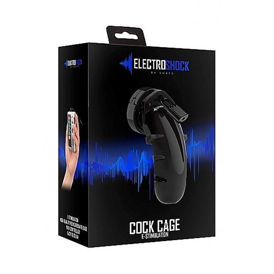 Electroshock Cock Cage by Shots Toys - Electro Sex