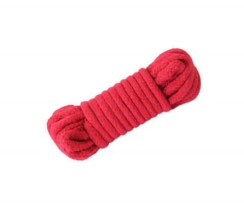 Love In Leather 10 Mtr Cotton Bondage Rope Cotton Core Construction - Cuffs And Restraints