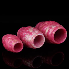 BDStyle Sex Delay Silicone Lock Ring Medium - Rose - Stretchy Cock Rings