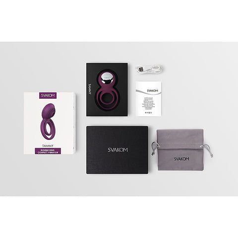 Tammy Vibrating Double Cock Ring by Svakom - Vibrating Cock Rings