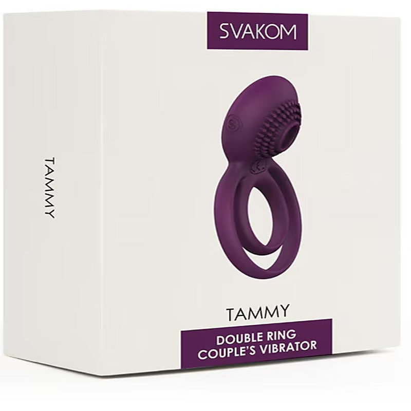 Tammy Vibrating Double Cock Ring by Svakom - Vibrating Cock Rings