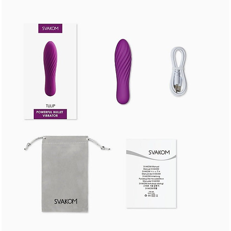Tulip Multi Functions Powerful Bullet Vibrator by Svakom - Bullet Vibrators