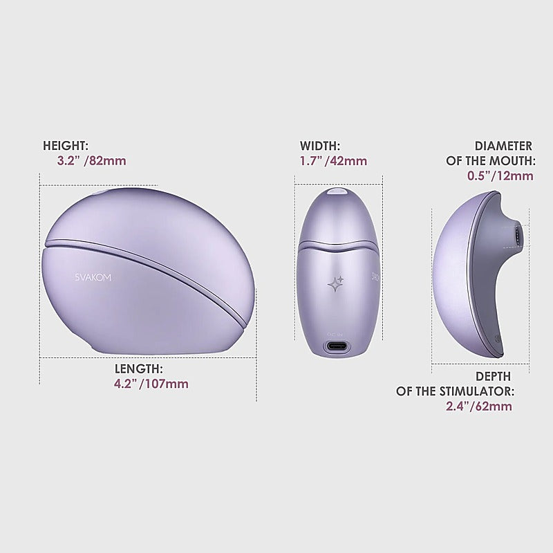 Pulse Galaxie App-Controlled Clitoral Stimulator by Svakom - Clit Ticklers and Pulsators