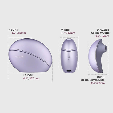 Pulse Galaxie App-Controlled Clitoral Stimulator by Svakom - Clit Ticklers and Pulsators