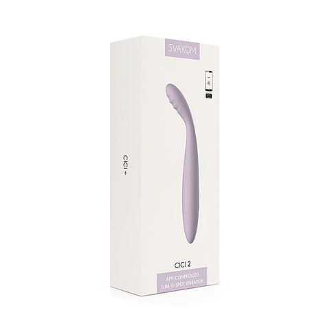 Cici 2 App-Controlled Slim G-Spot Vibrator by Svakom - G-Spot Vibrators