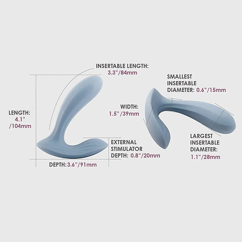 Erica Vibrating Clitoral and G-Spot Stimulator by Svakom - G-Spot Vibrators