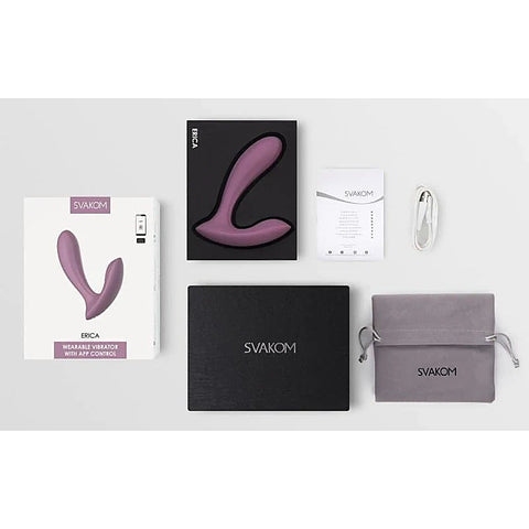 Erica Vibrating Clitoral and G-Spot Stimulator by Svakom - G-Spot Vibrators