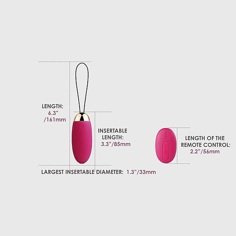 Elva Remote Controlled Bullet Vibrator by Svakom - Love Eggs and Kegel Exercisers