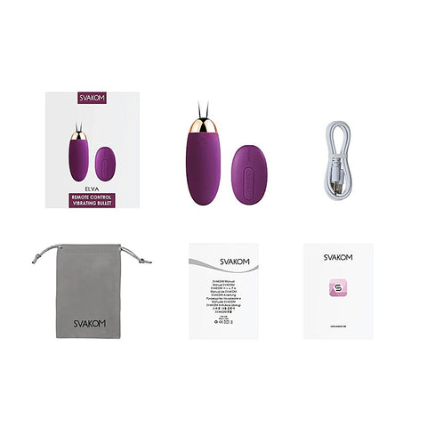 Elva Remote Controlled Bullet Vibrator by Svakom - Love Eggs and Kegel Exercisers