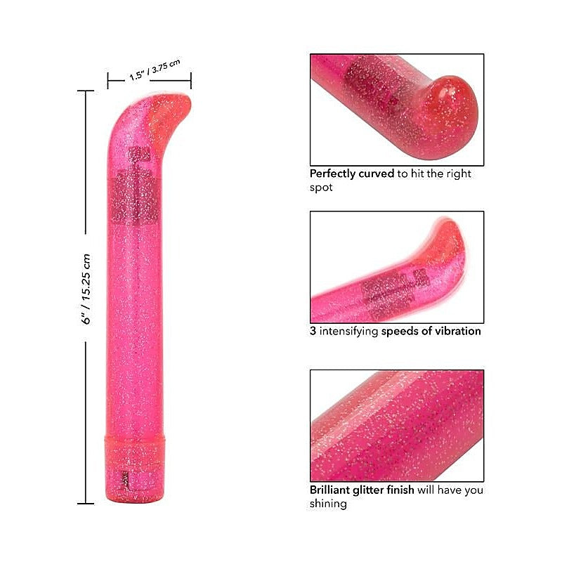Sparkle Slim G-Vibe 3 Speed by California Exotics - G-spot Vibrators