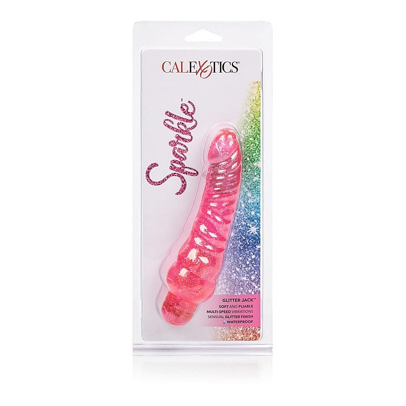 Sparkle Glitter Jack Vibrating Dildo by California Exotics - Vibrating Dildos
