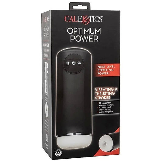 Optimum Power Vibrating and Thruster Male Stroker - Masturbators and Strokers