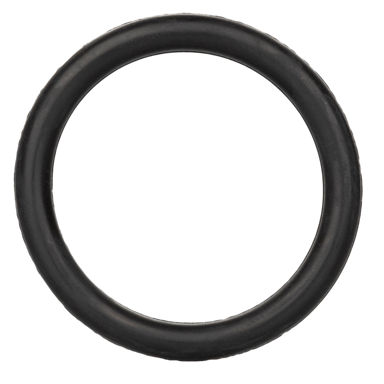 California Exotics Stretchy Mens Rubber Cock Ring Black - - Stretchy Cock Rings