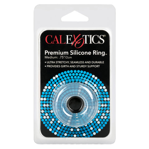 California Exotics Premium Silicone Cock Ring Medium - Stretchy Cock Rings