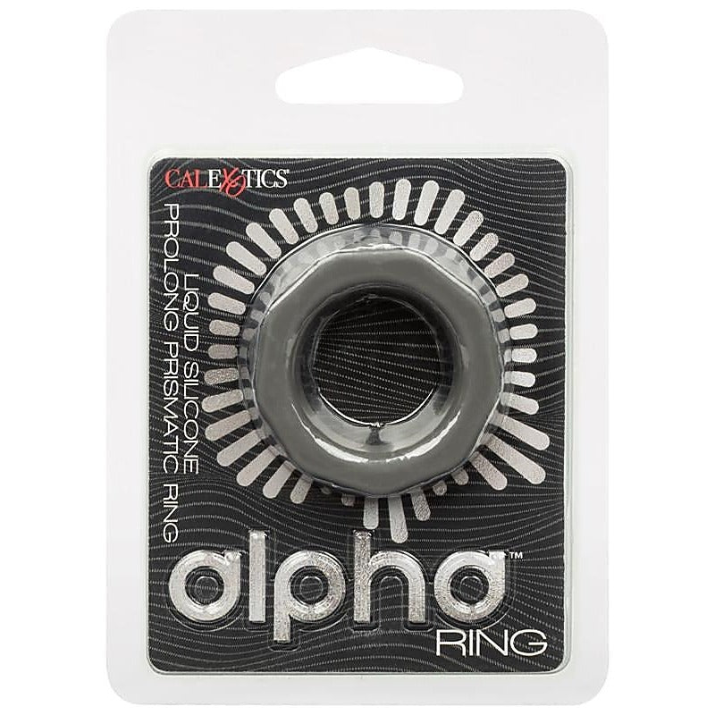 Alpha Liquid Silicone Prolong Prismatic Cock Ring - Stretchy Cock Rings