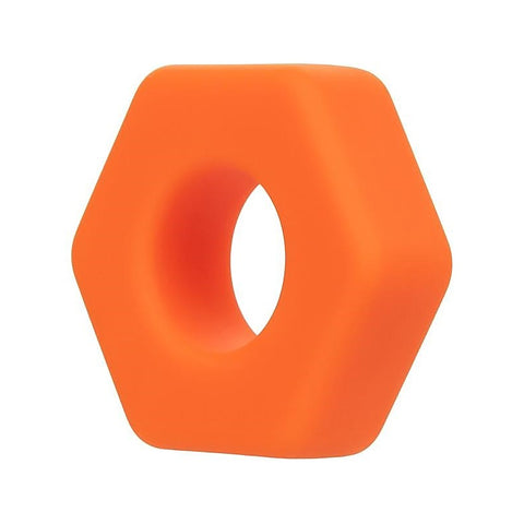 Alpha Liquid Silicone Prolong Sexagon Cock Ring - Stretchy Cock Rings