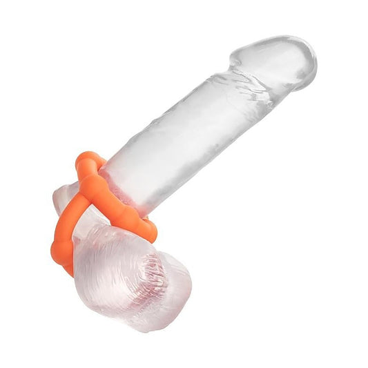 Alpha Liquid Silicone All Star Scrotum Support Cock Ring - Stretchy Cock Rings