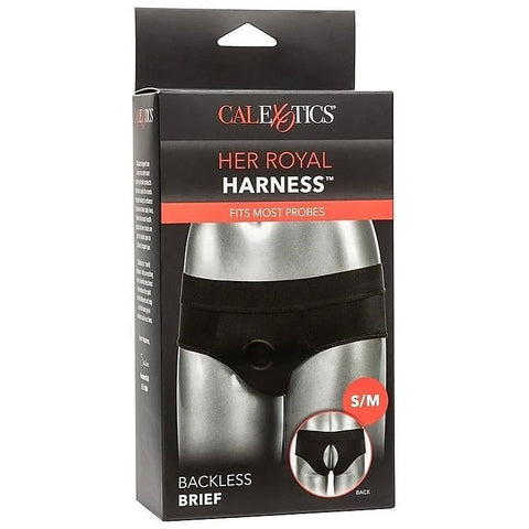 Her Royal Harness and Comfortable Backless Brief - Strap On Sextoys