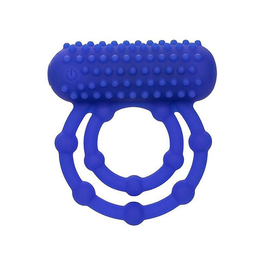 Silicone Rechargeable 10 Bead Maximus Couple Enhancer Ring - Vibrating Cock Rings