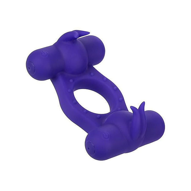 Triple Orgasm Enhancer Cock Ring by California Exotics - Vibrating Cock Rings
