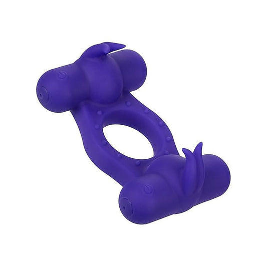 Triple Orgasm Enhancer Cock Ring by California Exotics - Vibrating Cock Rings