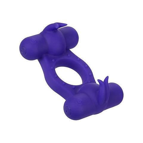 Triple Orgasm Enhancer Cock Ring by California Exotics - Vibrating Cock Rings