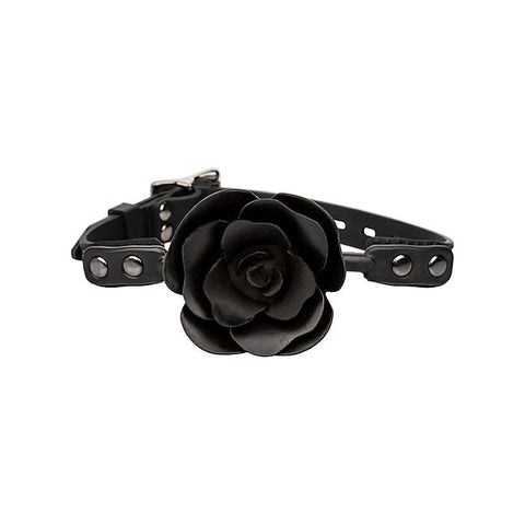 Forbidden Removable Rose BDSM Play Ball Gag - Bondage Gags and Bits