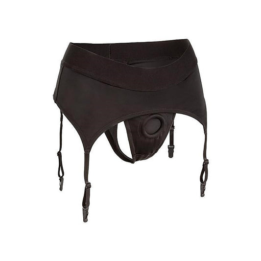 Boundless Harness Compatible Thong with Garter 2XL/3XL - G-Strings, Panties and Shorts