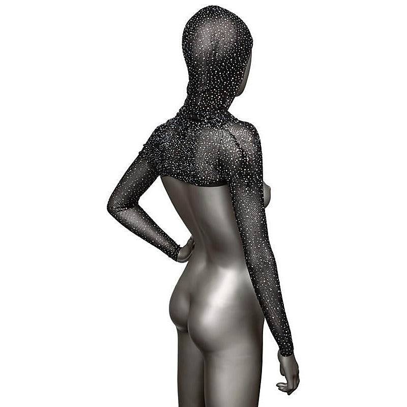 Radiance Stylish & Hooded Shoulder Shrug - Wigs and Gloves