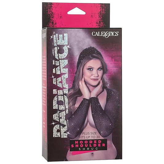 Radiance Size Hooded Shoulder Shrug Wig - Wigs and Gloves