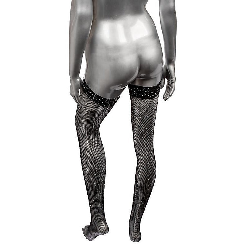 Radiance Womans Thigh High Stockings by California Exotics - Fishnet and Thigh Highs