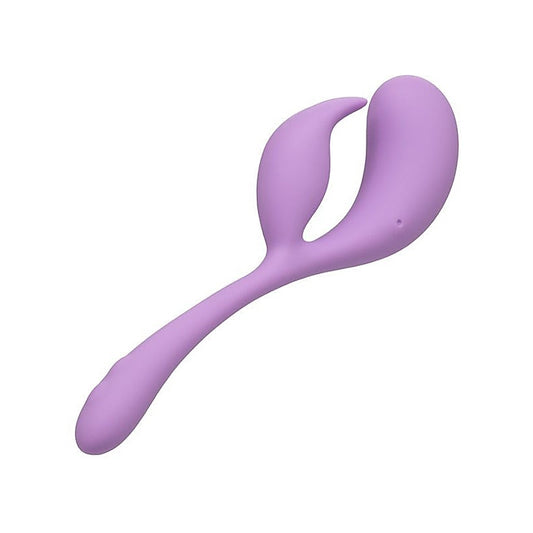 Elle Liquid Silicone Dual Flicker Vibrator by CalExotics - Rabbit Vibrators