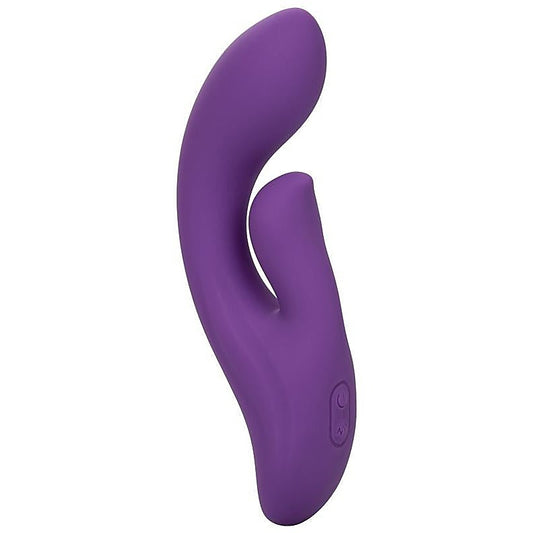 Stella Liquid Silicone Dual Pleaser by CalExotics - Rabbit Vibrators