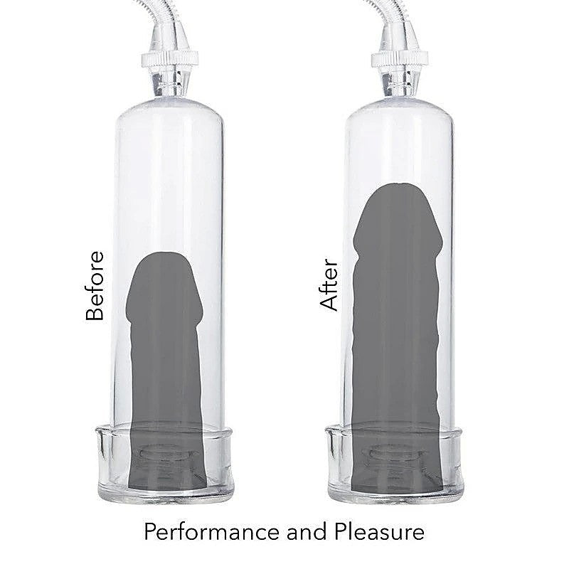 California Exotics Dr. Joel Kaplan Essential Penis Pump Kit Clear Cylinder - Pumps, Extenders and Sleeves